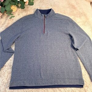 Tommy Bahamas Men's Heather Gray Zip-Up Sweater